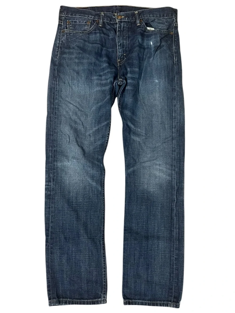 Men's Levi's Blue 513 Straight Jeans Waist 34x32
